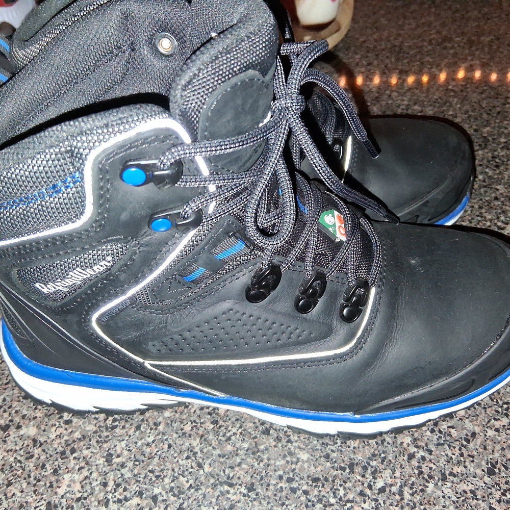 Refrigiwear Black Leather Work Boots
